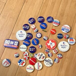 Assorted Political Campaign Buttons